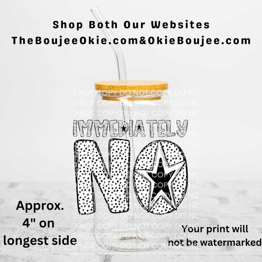 Immediately No Uv Dtf Decal