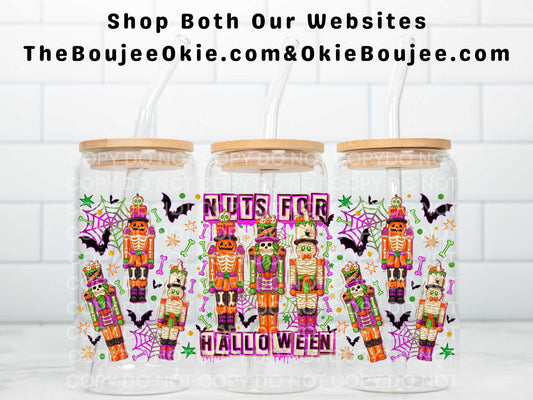 Nuts For Halloween Uv Dtf Wrap Double Sided