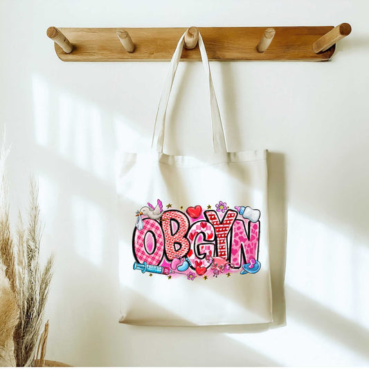 OB Gyn Tote Bag Sublimation Print