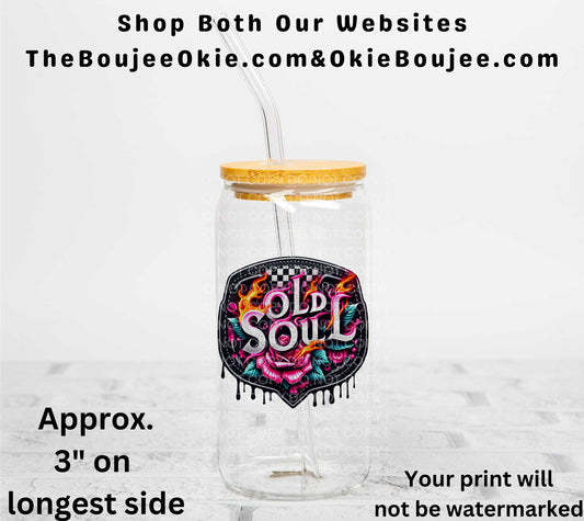 Old Soul Faux Patch UV DTF Decal Double Sided