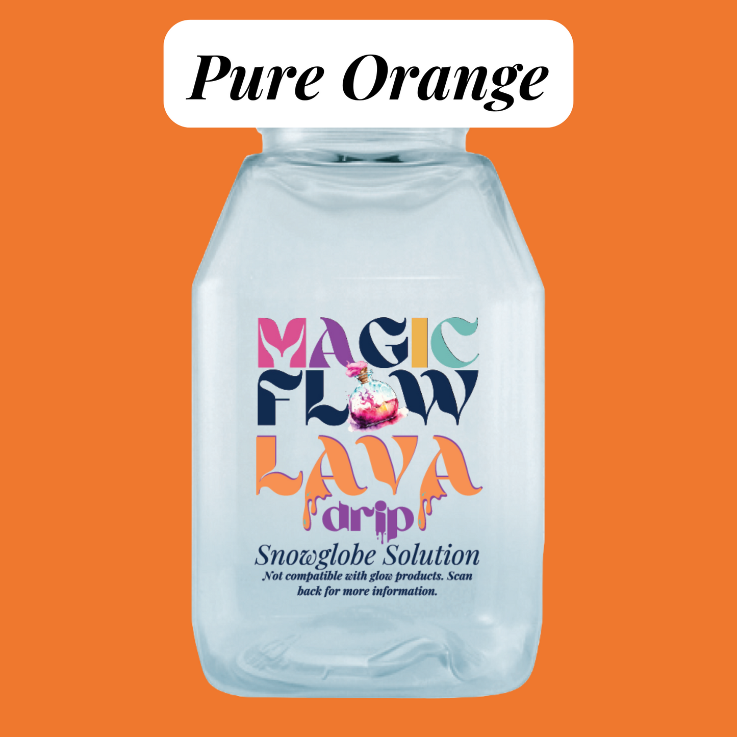 Magic Flow Lava Drip – Lava Tumbler Snow Globe Solution 8oz