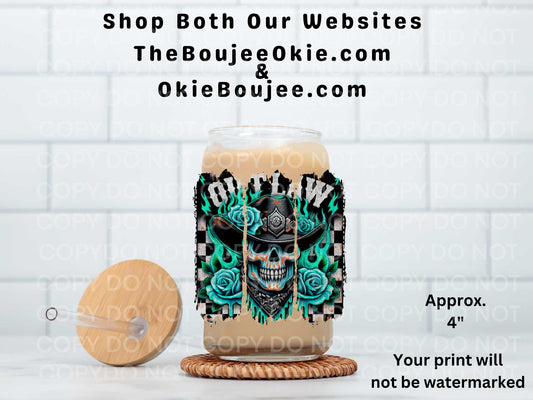 Outlaw UV DTF Decal Double Sided