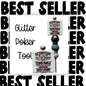 Fancy Beaded Glitter Poker Tool-Out Of Order...Stupid People...Give A Damn