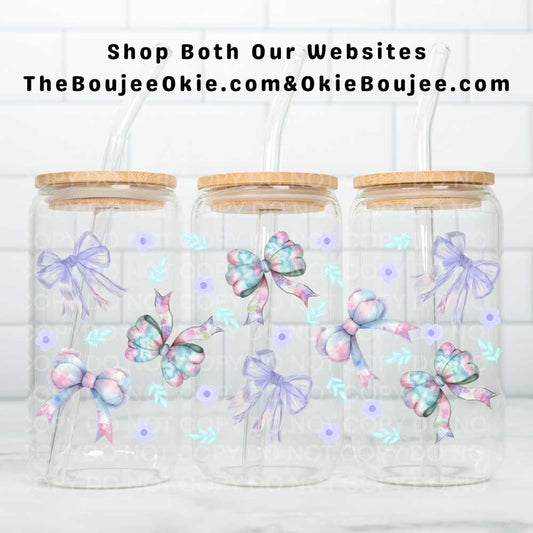 Pastel Butterflies UV DTF Wrap Or Elements & Clip Art Sheet – Double Sided Cup Wrap Size