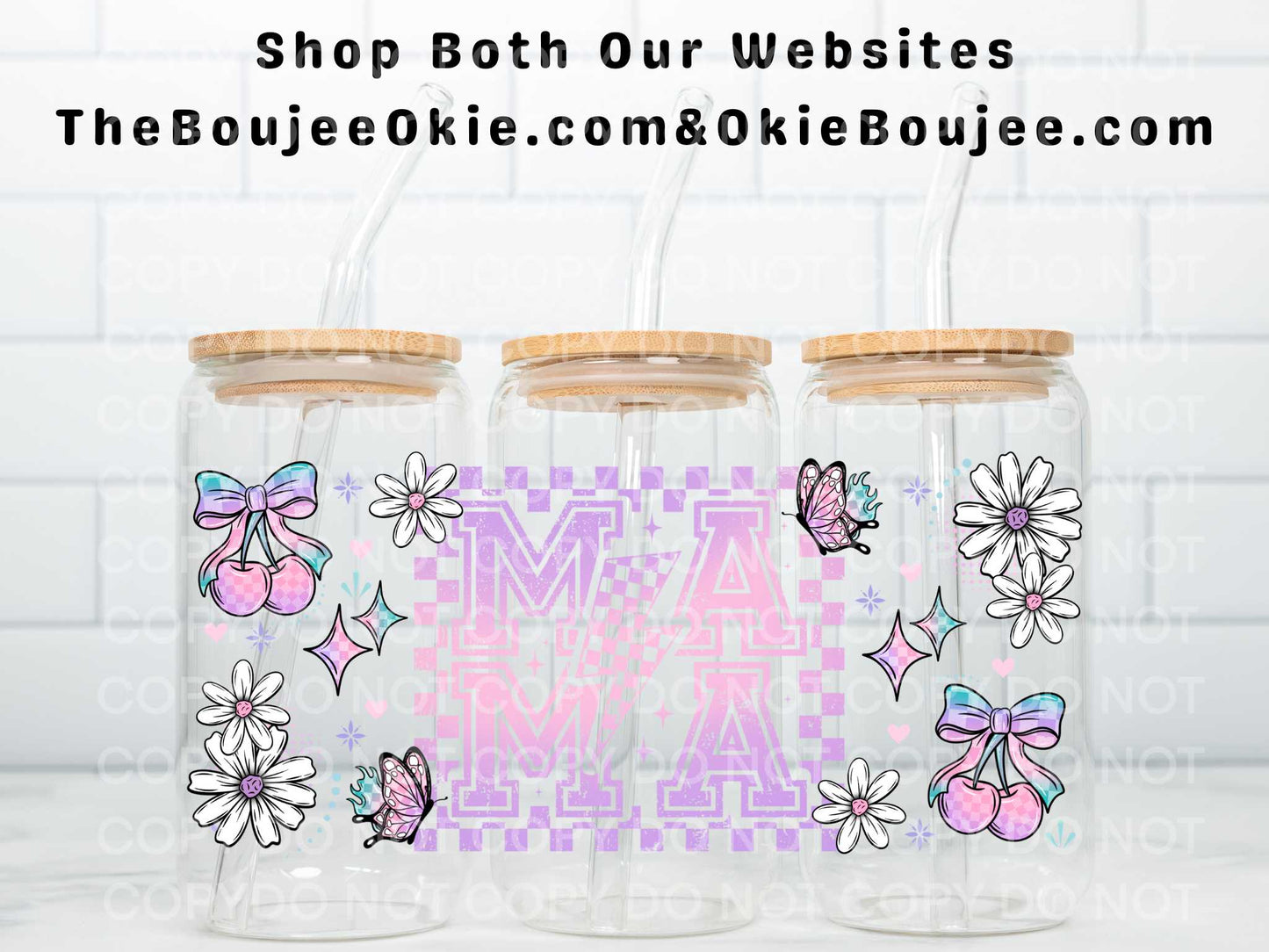 Mama Double Sided Uv Dtf Wrap