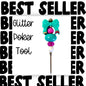 Fancy Beaded Glitter Poker Tool-Pencil Bow