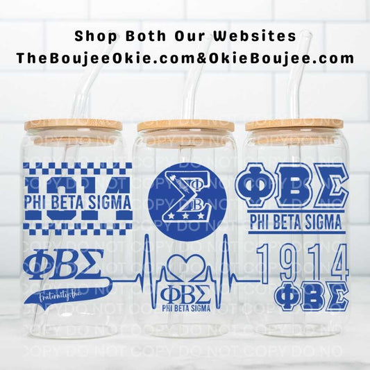 Phi Beta Sigma Uv Dtf Wrap HBCU