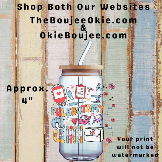 Phlebotomy Double-Sided UV DTF Decal