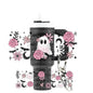 Pink Ghostie Uv Dtf Wrap For Mini Tumbler Keychains
