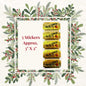Polar Express Shiny Gold Stickers – 3" x 2"