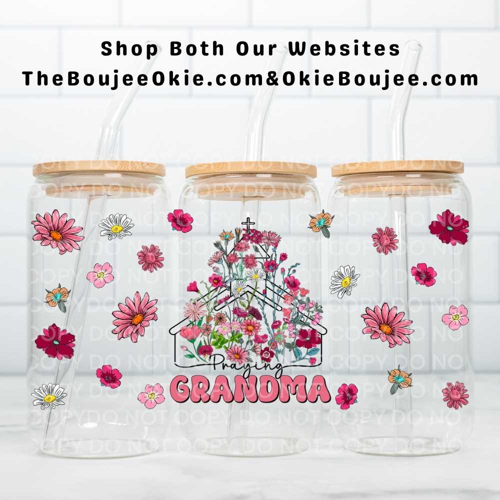 Praying Grandma Uv Dtf Wrap