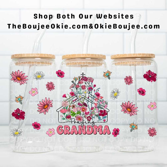 Praying Grandma Uv Dtf Wrap