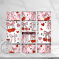 Pretty Girl Heart 20oz Skinny Tumbler Sublimation Print
