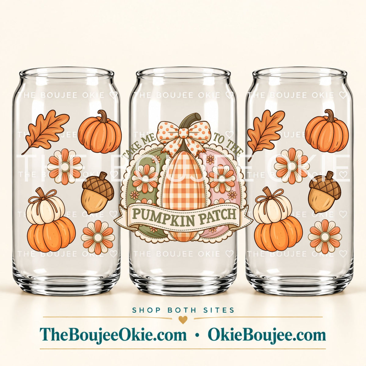 Pumpkin Patch Double Sided Uv Dtf Wrap