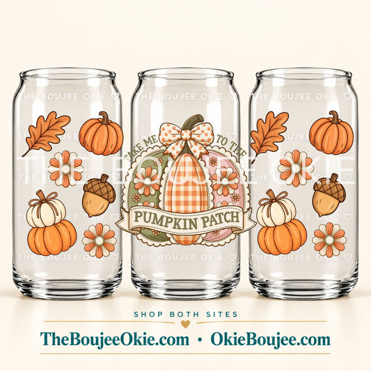 Pumpkin Patch Double Sided Uv Dtf Wrap