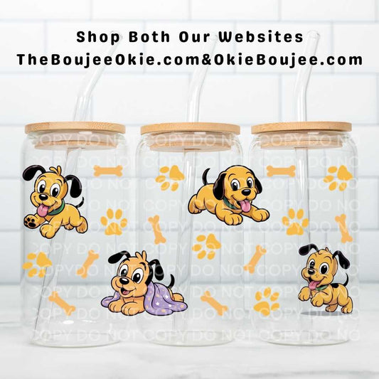 Puppies Uv Dtf Cup Wrap Double Sided