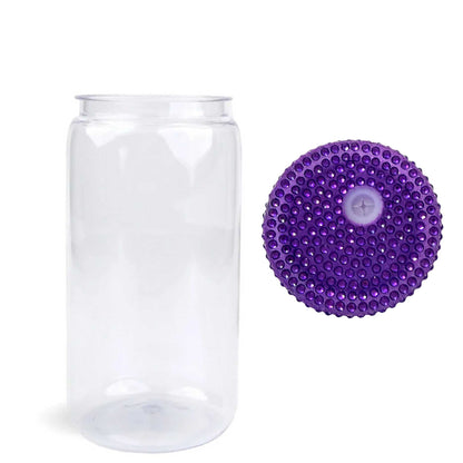 ✨ Bling Lid Tumblers! Glam 16 oz Acrylic Drinkware in Color Options