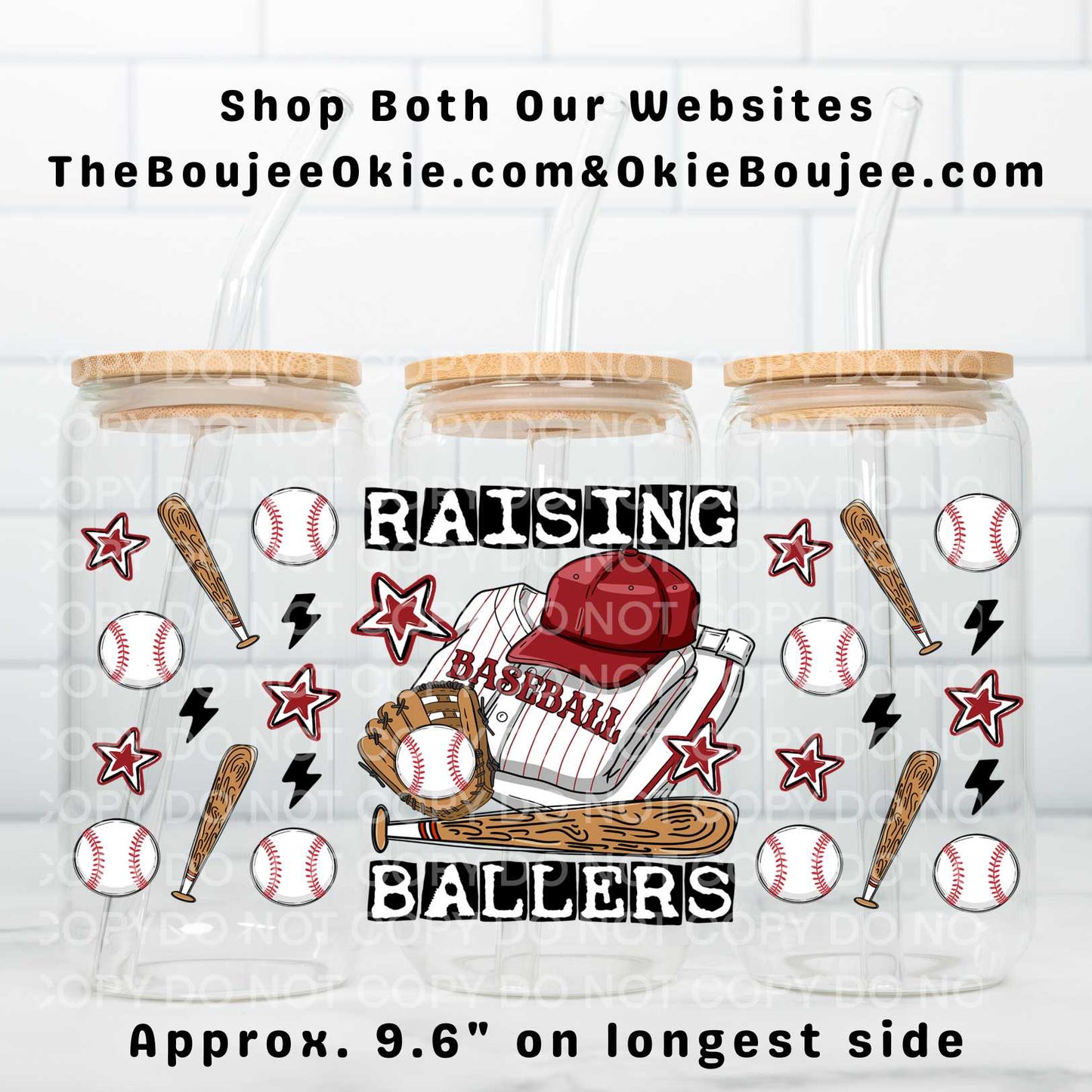 Raising Ballers Uv Dtf Wrap Double Sided