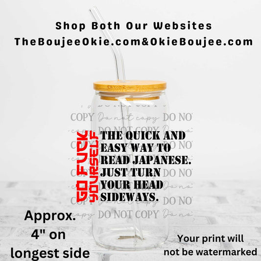 The Quick And Easy Way To Read Japanese... Uv Dtf Decal Double Sided