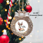 Beautiful Deer Christmas Ornament or Magnet UV DTF Decal