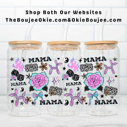 Retro Wild Mama Uv Dtf Cup Wrap Double Sided
