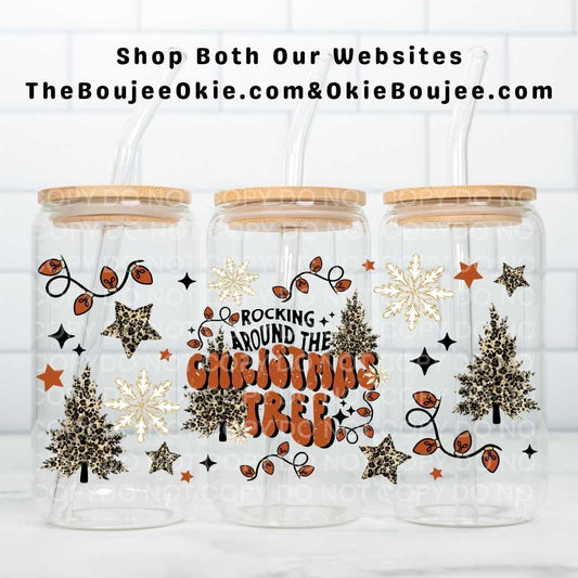 Rocking Around The Christmas Tree  Uv Dtf Wrap