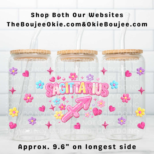 Sagittarius Uv Dtf Cup Wrap Double Sided
