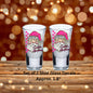 Santa's Side Piece Set of 2 UV DTF Shot Glass Decals