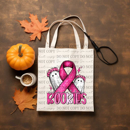Save The Boobies Tote Bag Sublimation Print