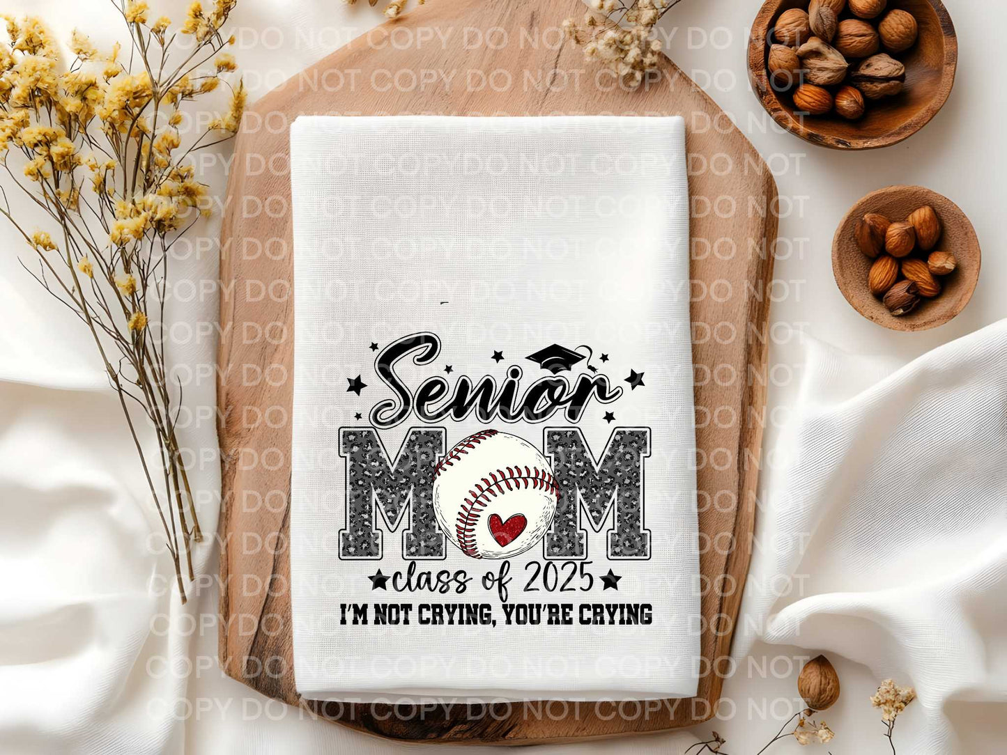 Senior Mom 2025 Towel Sublimation Print