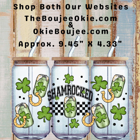 Shamrocked Double-Sided UV DTF Wrap