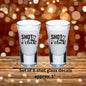 Shot O Clock Double-Sided UV DTF Shot Glass Decals Set of 6