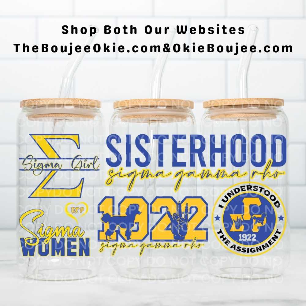 Sigma Gamma Rho Uv Dtf Wrap HBCU