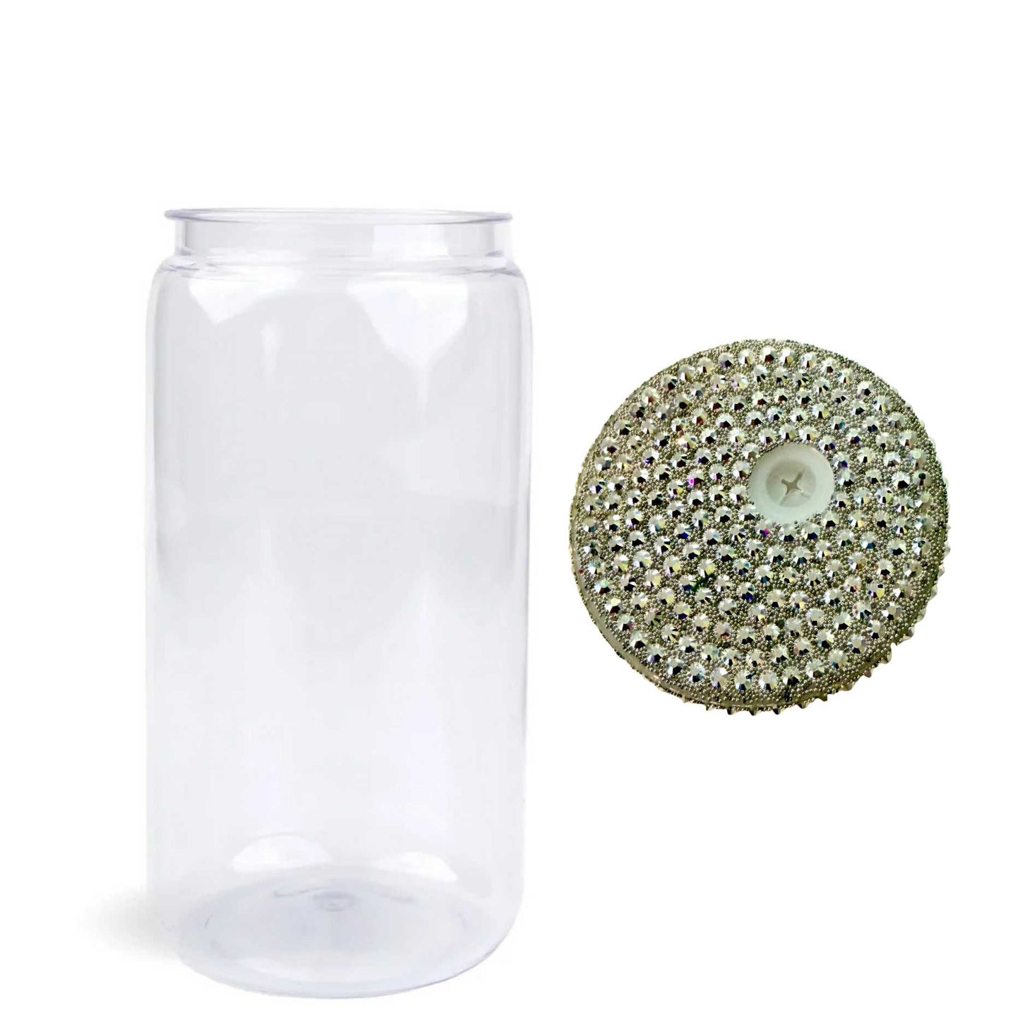 ✨ Bling Lid Tumblers! Glam 16 oz Acrylic Drinkware in Color Options