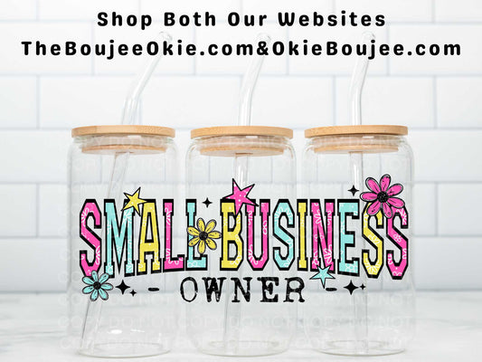 Small Business Owner Uv Dtf Wrap