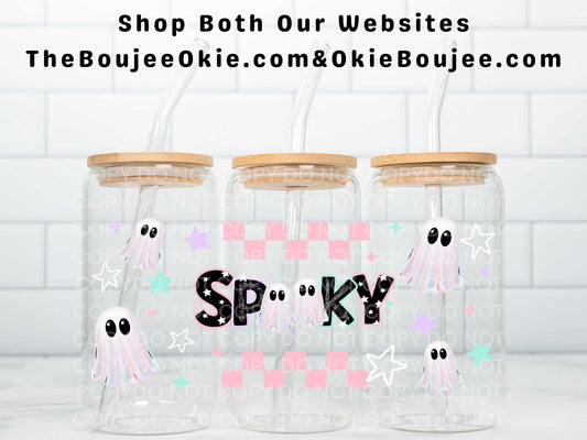 Spooky Cute Ghosties Uv Dtf Wrap Double Sided