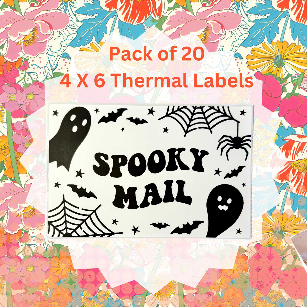 Spooky Mail Pack of 20 Thermal Label Shipping Packaging  Stickers