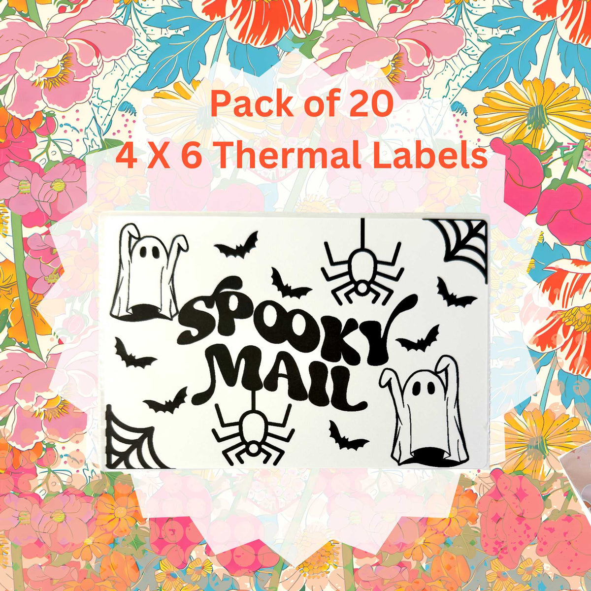 Spooky Mail 4X6 Thermal Label Shipping Packaging Stickers Pack of 20