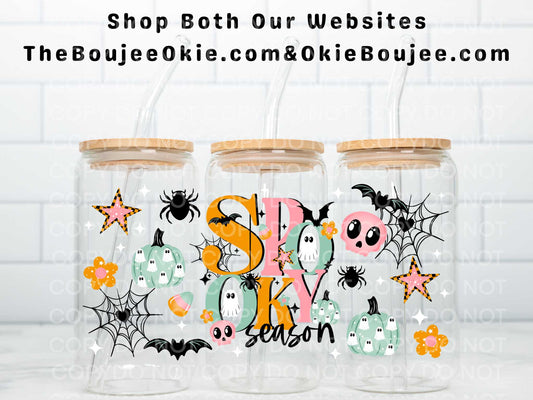 Spooky Season Double Sided Uv Dtf Wrap