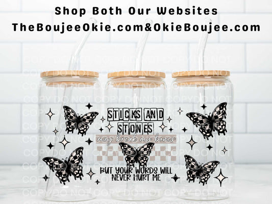 Sticks And Stones Double Sided Uv Dtf Wrap