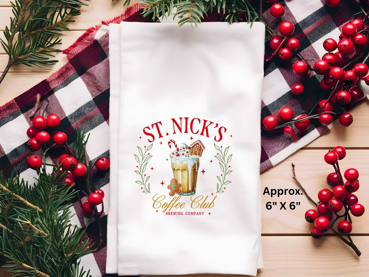 St Nicks Coffee Club Sublimation Print