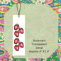 Strawberries Single-Sided UV DTF Bookmark Decal