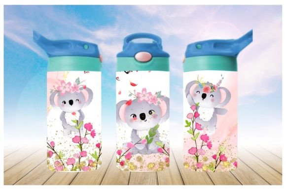 Koala Bear 12oz Tumbler Sublimation Print | Kids