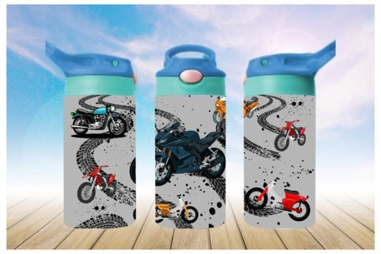 Motorcycles 12oz Tumbler Sublimation Print | Kids