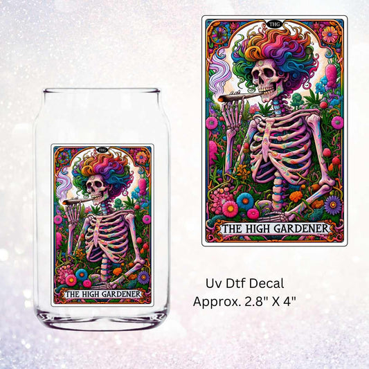 Uv Dtf Decal Tarot Card The High Gardener | 420