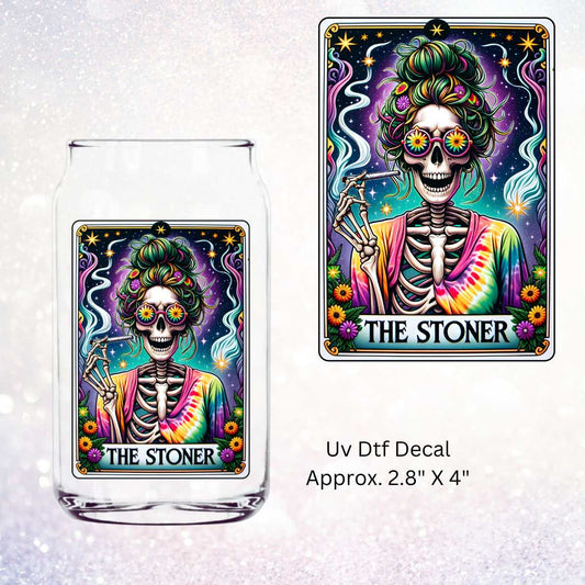 Uv Dtf Decal Tarot Card The Stoner  420