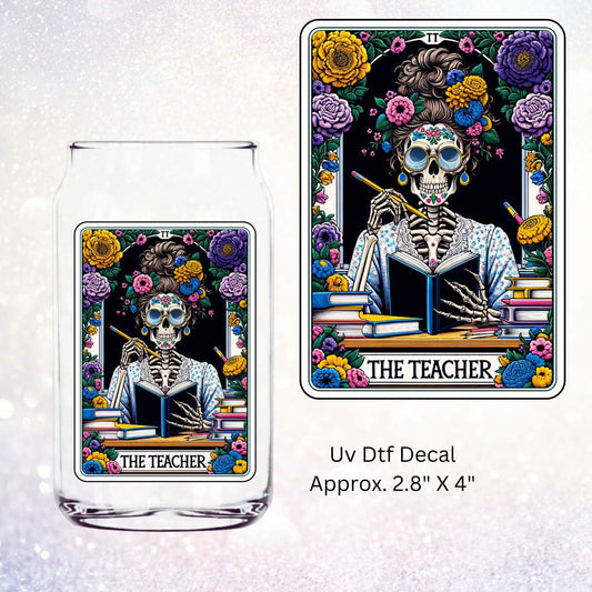 Uv Dtf Decal Tarot Card The Teacher