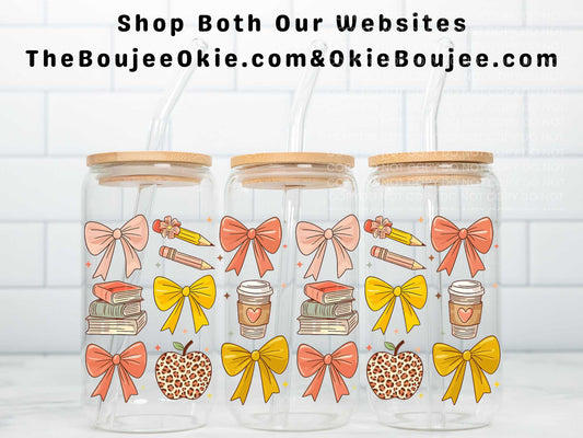 Teacher Things Double Sided Uv Dtf Wrap