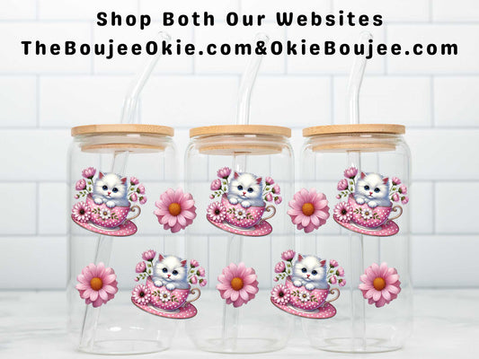 Teacup Kittens Double Sided Uv Dtf Wrap