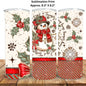 Thumpety Thump Thump Snowman 20oz Skinny Tumbler Sublimation Print